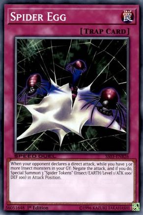 Spider Egg (SS03-ENB26) - Speed Duel Decks: Ultimate Predators 1st Edition Speed Duel Decks: Ultimate Predators Yugioh Single  Squirtle Squad Card Shop.