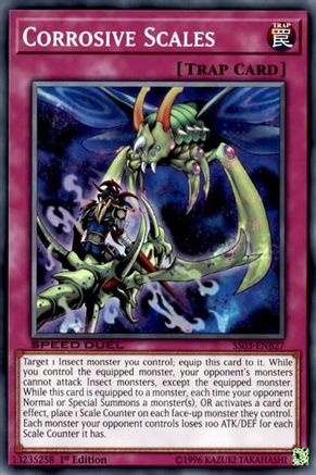 Corrosive Scales (SS03-ENB27) - Speed Duel Decks: Ultimate Predators 1st Edition Speed Duel Decks: Ultimate Predators Yugioh Single  Squirtle Squad Card Shop.