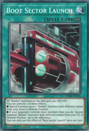 Boot Sector Launch (SDRR-EN026) - Structure Deck: Rokket Revolt 1st Edition Structure Deck: Rokket Revolt Yugioh Single  Squirtle Squad Card Shop.