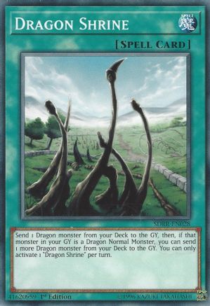 Dragon Shrine (SDRR-EN028) - Structure Deck: Rokket Revolt 1st Edition Structure Deck: Rokket Revolt Yugioh Single  Squirtle Squad Card Shop.