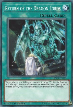 Return of the Dragon Lords (SDRR-EN030) - Structure Deck: Rokket Revolt 1st Edition Structure Deck: Rokket Revolt Yugioh Single  Squirtle Squad Card Shop.