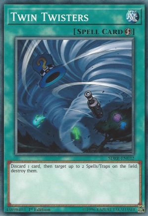 Twin Twisters (SDRR-EN032) - Structure Deck: Rokket Revolt 1st Edition Structure Deck: Rokket Revolt Yugioh Single  Squirtle Squad Card Shop.