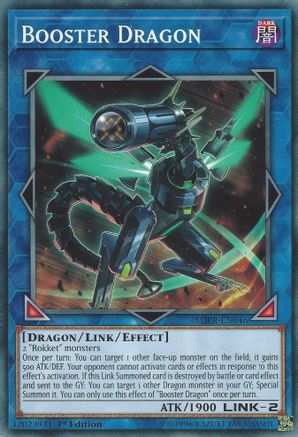 Booster Dragon (SDRR-EN046) - Structure Deck: Rokket Revolt 1st Edition Structure Deck: Rokket Revolt Yugioh Single  Squirtle Squad Card Shop.