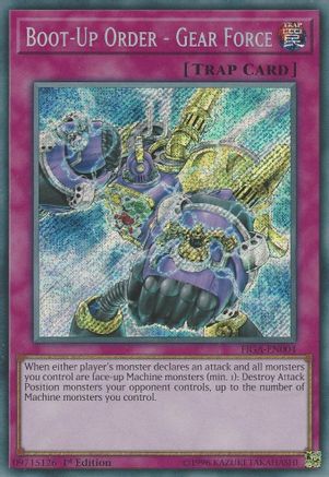 Boot-Up Order - Gear Force (FIGA-EN004) - Fists of the Gadgets 1st Edition Fists of the Gadgets Yugioh Single  Squirtle Squad Card Shop.