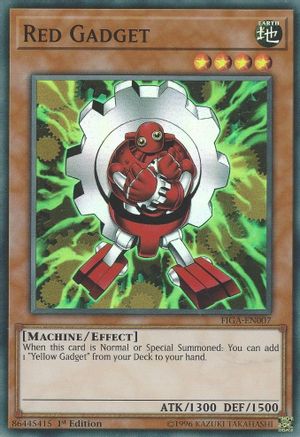 Red Gadget (FIGA-EN007) - Fists of the Gadgets 1st Edition Fists of the Gadgets Yugioh Single  Squirtle Squad Card Shop.