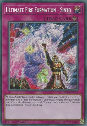 Ultimate Fire Formation - Sinto (FIGA-EN021) - Fists of the Gadgets 1st Edition Fists of the Gadgets Yugioh Single  Squirtle Squad Card Shop.