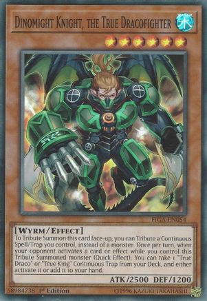 Dinomight Knight, the True Dracofighter (FIGA-EN054) - Fists of the Gadgets 1st Edition Fists of the Gadgets Yugioh Single  Squirtle Squad Card Shop.