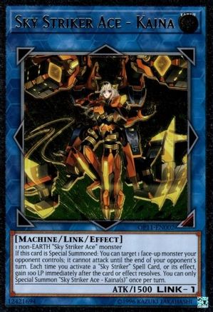 Sky Striker Ace - Kaina (UTR) (OP11-EN002) - OTS Tournament Pack 11 Unlimited OTS Tournament Pack 11 Yugioh Single  Squirtle Squad Card Shop.