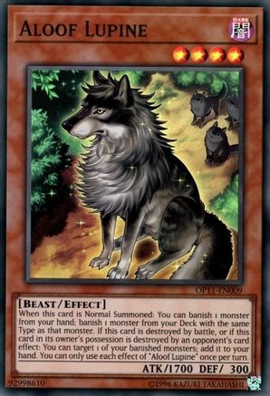 Aloof Lupine (OP11-EN009) - OTS Tournament Pack 11 Unlimited OTS Tournament Pack 11 Yugioh Single  Squirtle Squad Card Shop.