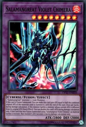 Salamangreat Violet Chimera (OP11-EN010) - OTS Tournament Pack 11 Unlimited OTS Tournament Pack 11 Yugioh Single  Squirtle Squad Card Shop.
