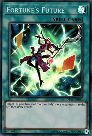 Fortune's Future (OP11-EN011) - OTS Tournament Pack 11 Unlimited OTS Tournament Pack 11 Yugioh Single  Squirtle Squad Card Shop.