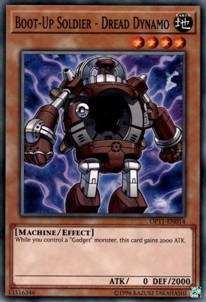 Boot-Up Soldier - Dread Dynamo (OP11-EN014) - OTS Tournament Pack 11 Unlimited OTS Tournament Pack 11 Yugioh Single  Squirtle Squad Card Shop.