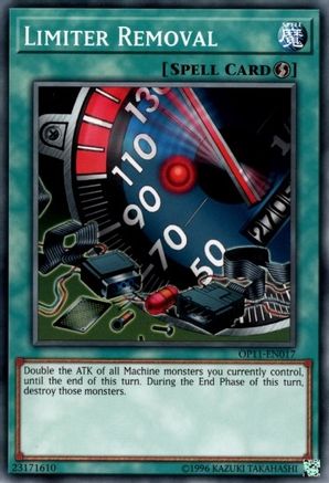 Limiter Removal (OP11-EN017) - OTS Tournament Pack 11 Unlimited OTS Tournament Pack 11 Yugioh Single  Squirtle Squad Card Shop.