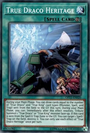 True Draco Heritage (OP11-EN020) - OTS Tournament Pack 11 Unlimited OTS Tournament Pack 11 Yugioh Single  Squirtle Squad Card Shop.