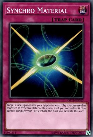 Synchro Material (OP11-EN023) - OTS Tournament Pack 11 Unlimited OTS Tournament Pack 11 Yugioh Single  Squirtle Squad Card Shop.