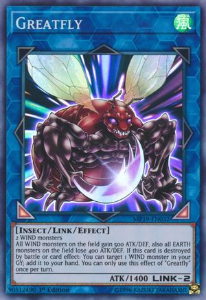Greatfly (MP19-EN032) - 2019 Gold Sarcophagus Tin Mega Pack 1st Edition 2019 Gold Sarcophagus Tin Mega Pack Yugioh Single  Squirtle Squad Card Shop.