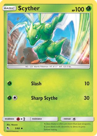 Scyther 005/68 - Hidden Fates - Uncommon