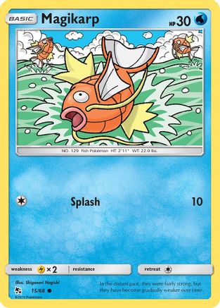 Magikarp 015  - Reverse Holofoil Hidden Fates - Common Hidden Fates Pokemon Single  Squirtle Squad Card Shop.