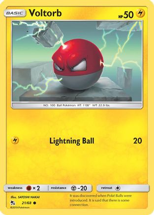 Voltorb 021/68 - Hidden Fates - Common