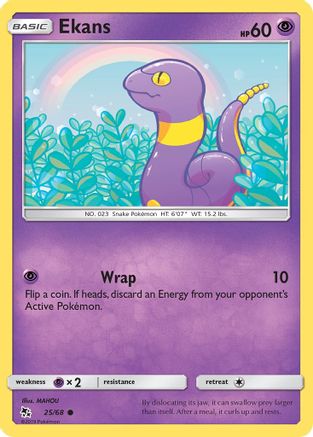 Ekans 025/68 -  Hidden Fates - Common