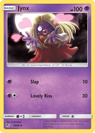 Jynx 030  Hidden Fates - Uncommon Hidden Fates Pokemon Single  Squirtle Squad Card Shop.