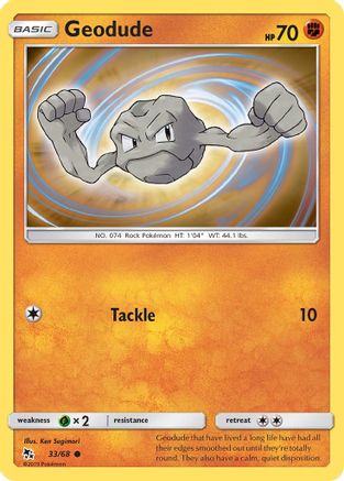 Geodude 033/68 - Hidden Fates - Common
