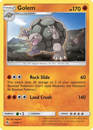 Golem 035/68 - Hidden Fates - Rare