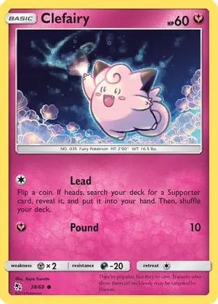 Clefairy 038/68 - Hidden Fates - Common Hidden Fates Pokemon Single  Squirtle Squad Card Shop.