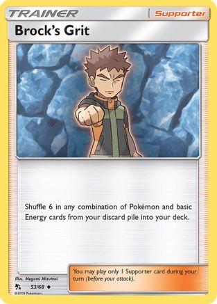 Brock's Grit 053/68 - Reverse Holofoil Hidden Fates - Uncommon Hidden Fates Pokemon Single  Squirtle Squad Card Shop.