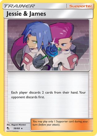 Jessie & James 058  - Reverse Holofoil Hidden Fates - Holo Rare Hidden Fates Pokemon Single  Squirtle Squad Card Shop.