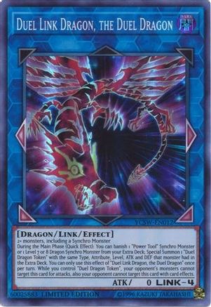 Duel Link Dragon, the Duel Dragon (SR) (YCSW-EN012) - Yu-Gi-Oh! Championship Series Prize Cards Limited Yu-Gi-Oh! Championship Series Prize Cards Yugioh Single  Squirtle Squad Card Shop.