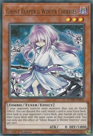 Ghost Reaper & Winter Cherries (DUDE-EN002) - Duel Devastator 1st Edition Duel Devastator Yugioh Single  Squirtle Squad Card Shop.