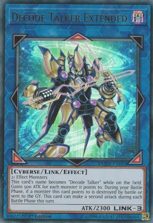 Decode Talker Extended (DUDE-EN024) - Duel Devastator 1st Edition Duel Devastator Yugioh Single  Squirtle Squad Card Shop.
