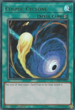 Cosmic Cyclone (DUDE-EN043) - Duel Devastator 1st Edition Duel Devastator Yugioh Single  Squirtle Squad Card Shop.