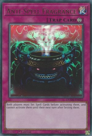 Anti-Spell Fragrance (DUDE-EN052) - Duel Devastator 1st Edition Duel Devastator Yugioh Single  Squirtle Squad Card Shop.