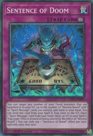 Sentence of Doom (LED5-EN005) - Legendary Duelists: Immortal Destiny 1st Edition Legendary Duelists: Immortal Destiny Yugioh Single  Squirtle Squad Card Shop.