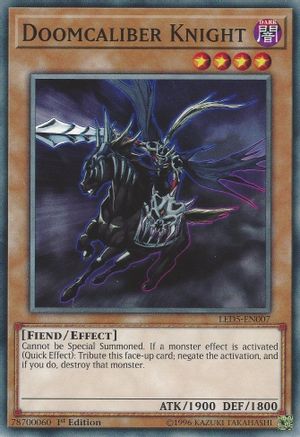 Doomcaliber Knight (LED5-EN007) - Legendary Duelists: Immortal Destiny 1st Edition Legendary Duelists: Immortal Destiny Yugioh Single  Squirtle Squad Card Shop.