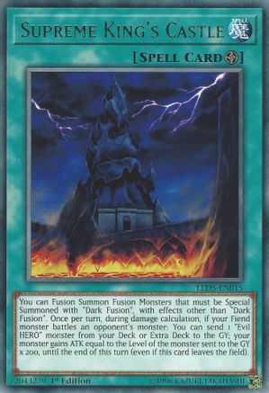 Supreme King's Castle (LED5-EN015) - Legendary Duelists: Immortal Destiny 1st Edition Legendary Duelists: Immortal Destiny Yugioh Single  Squirtle Squad Card Shop.