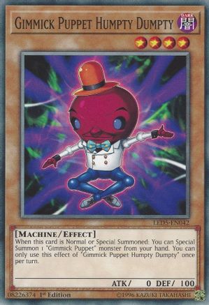 Gimmick Puppet Humpty Dumpty (LED5-EN042) - Legendary Duelists: Immortal Destiny 1st Edition Legendary Duelists: Immortal Destiny Yugioh Single  Squirtle Squad Card Shop.