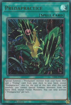 Predapractice (LED5-EN047) - Legendary Duelists: Immortal Destiny 1st Edition Legendary Duelists: Immortal Destiny Yugioh Single  Squirtle Squad Card Shop.