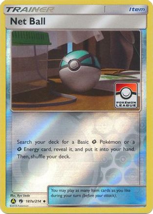 Net Ball (Pokemon League) (Pokemon League) - 187a/214 187a/214  - Reverse Holofoil League & Championship Cards - Promo League & Championship Cards Pokemon Single  Squirtle Squad Card Shop.
