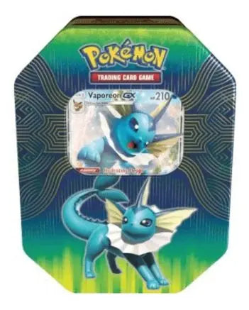 Elemental Power Tin [Vaporeon GX] Miscellaneous Cards & Products Pokemon Sealed  Squirtle Squad Card Shop.