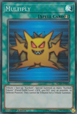 Multiply (AC19-EN002) - Advent Calendar 2019 1st Edition Advent Calendar 2019 Yugioh Single  Squirtle Squad Card Shop.