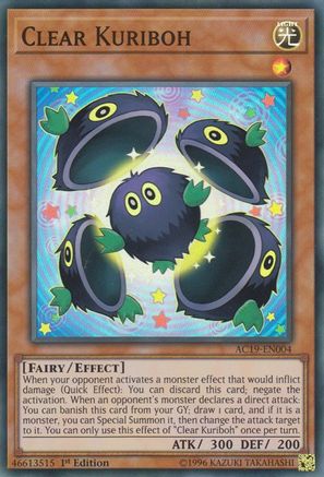 Clear Kuriboh (AC19-EN004) - Advent Calendar 2019 1st Edition Advent Calendar 2019 Yugioh Single  Squirtle Squad Card Shop.