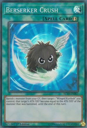 Berserker Crush (AC19-EN007) - Advent Calendar 2019 1st Edition Advent Calendar 2019 Yugioh Single  Squirtle Squad Card Shop.