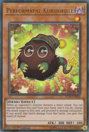Performapal Kuribohble (AC19-EN024) - Advent Calendar 2019 1st Edition Advent Calendar 2019 Yugioh Single  Squirtle Squad Card Shop.