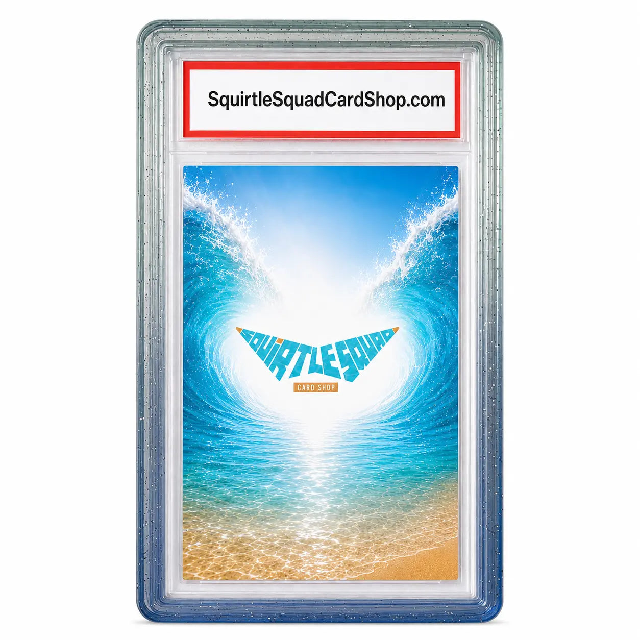 SLAB GUARDS - BLUE / LIGHT BLUE - CLEAR RADIANT - HARD Squirtle Squad Card Shop.   Squirtle Squad Card Shop.