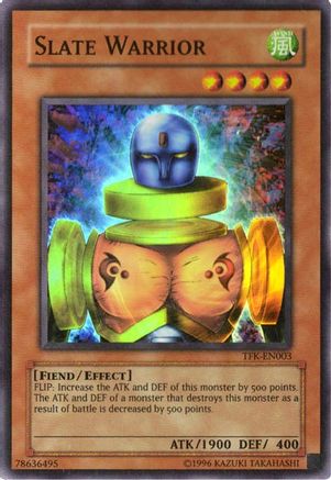 Slate Warrior (TFK-EN003) (TFK-EN003) - The Falsebound Kingdom Unlimited The Falsebound Kingdom Yugioh Single  Squirtle Squad Card Shop.