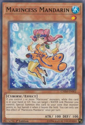 Marincess Mandarin (CHIM-EN002) - Chaos Impact 1st Edition Chaos Impact Yugioh Single  Squirtle Squad Card Shop.