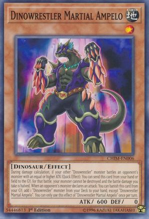 Dinowrestler Martial Ampelo (CHIM-EN006) - Chaos Impact 1st Edition Chaos Impact Yugioh Single  Squirtle Squad Card Shop.